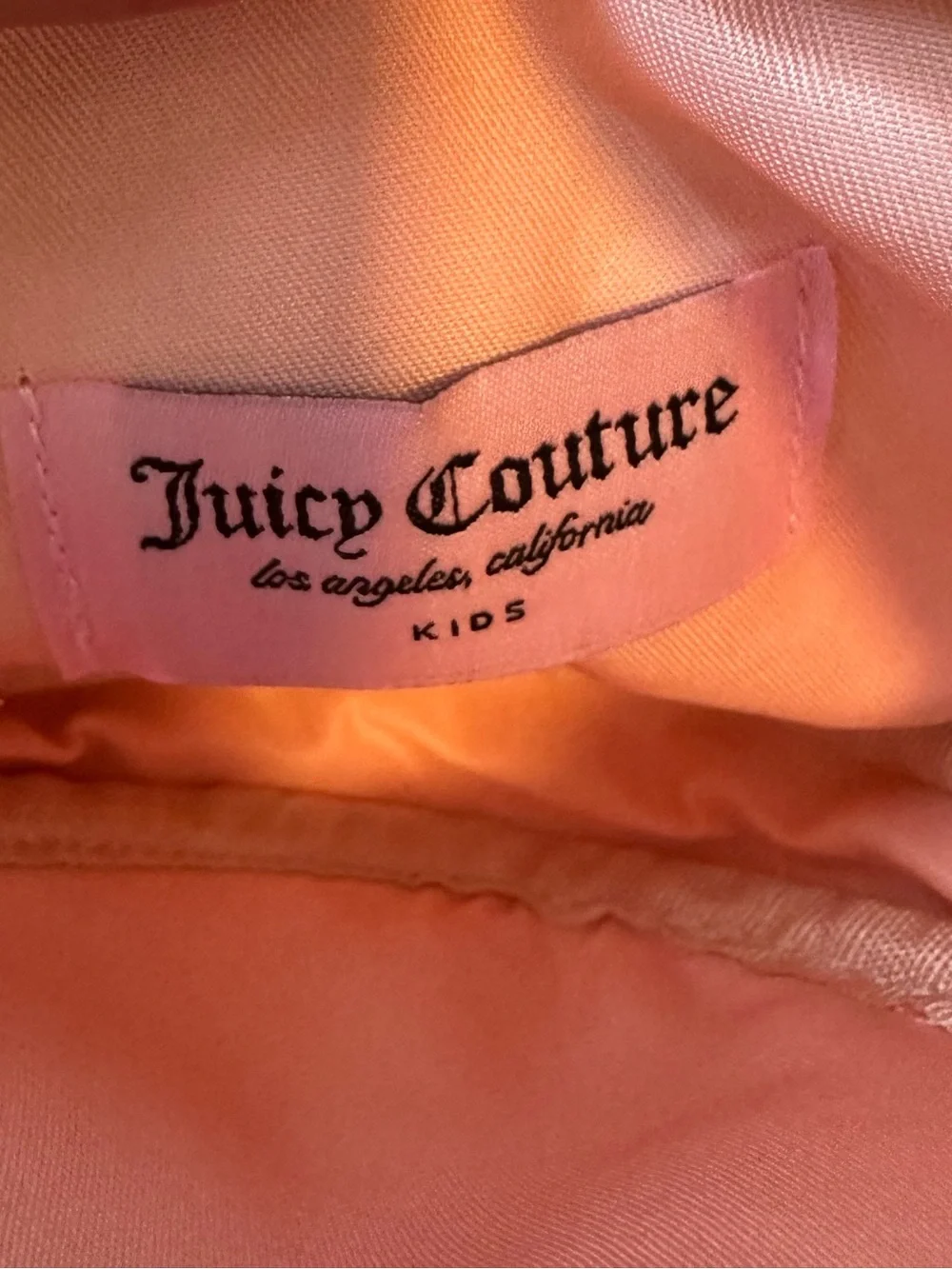 NWT Juicy Couture Kids Pink Velvet Heart Crossbody Bag – Rhinestone Detail